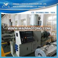 Plastic PE pipe extruder machine